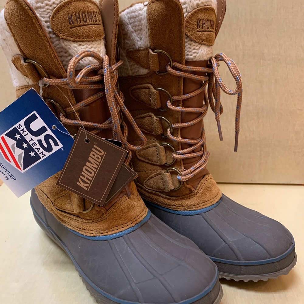 NWT KHOMBU Winter Rain Snow Duck Boots Waterproof